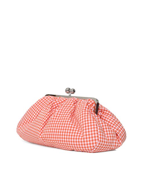 Borsa Pasticcino Bag WKABETA Large in cotone vichy Arancio WEEKEND MAX MARA | 2615511084600002